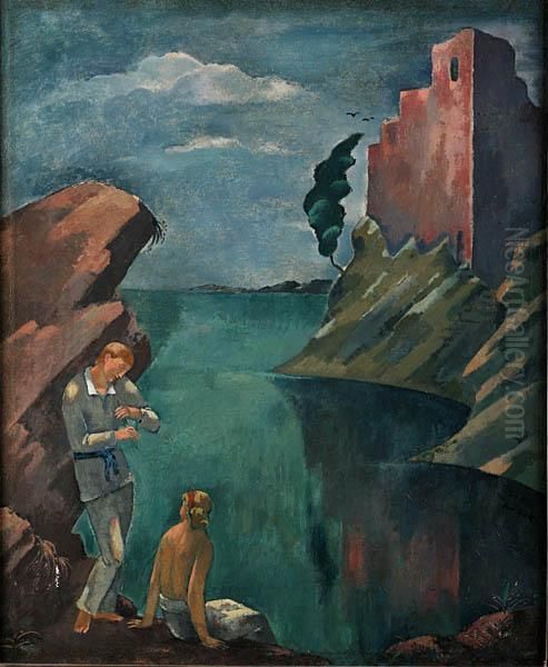 Idylla Z Ruinami Zamku, Ok. 1921 - view 1