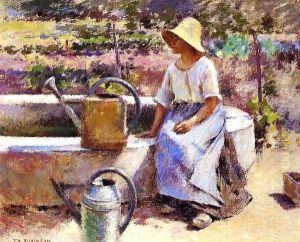 The Watering Pots 1890 by Sanford Robinson Gifford