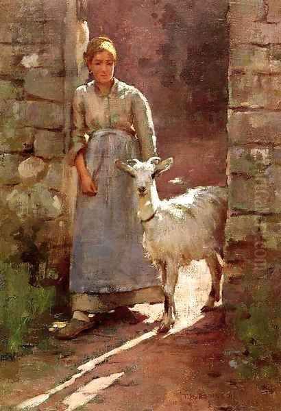 Girl with Goat 1886 - view 1
