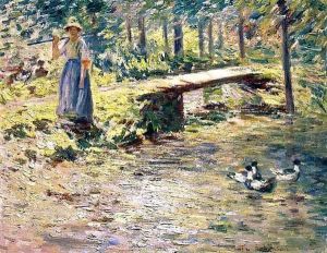 By the Brook by Sanford Robinson Gifford