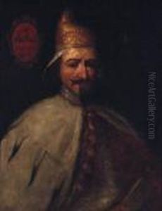 Portrait Of Doge Bertuccio Valier by Antonio Zanchi