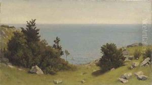 A Sketch Near Manchester, Massachusetts by Sanford Robinson Gifford