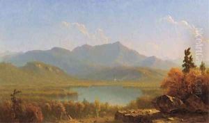 Mote Mountain from Echo Lake, New Hampshire by Sanford Robinson Gifford