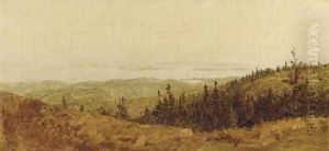 Looking Down From Sargent Mountain, Mt. Desert by Sanford Robinson Gifford
