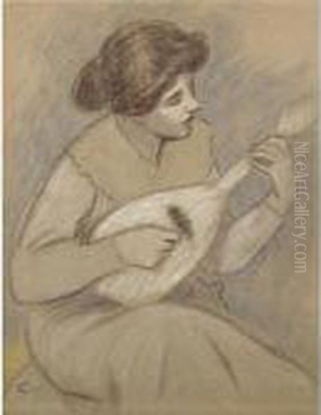 The Mandolin Player - view 1