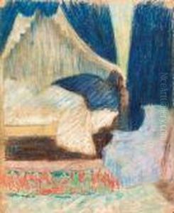 La Chambre A Coucher by Federigo Zandomeneghi