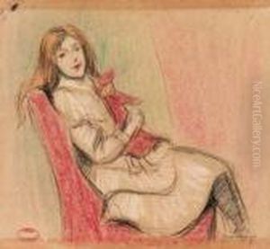 Fanciulla Con La Bambola by Federigo Zandomeneghi
