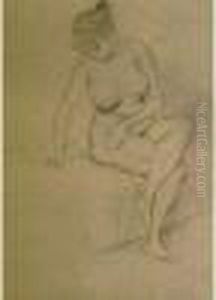 Femme Nue Assise