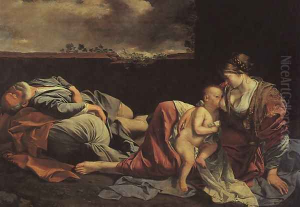 Rest on the Flight into Egypt 1628 - view 1