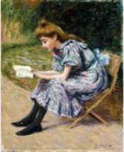La Liseuse by Federigo Zandomeneghi