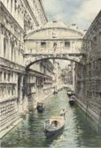 At The Bridge Of Sighs by Vittore Zanetti Zilla