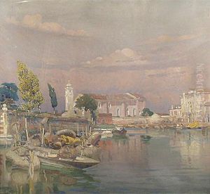 Barche Di Pescatori In Laguna