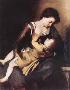 Madonna by Orazio Gentileschi