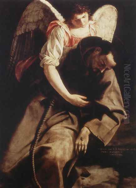 St Francis and the Angel 1612-13 - view 1