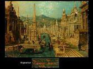 Italienische Ansicht Mit Gondel by Francesco Zanin