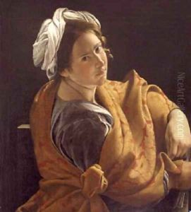 Portrait of a Young Woman as a Sibyl 1620 by Orazio Gentileschi