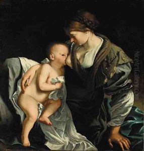 The Madonna and Child by Orazio Gentileschi