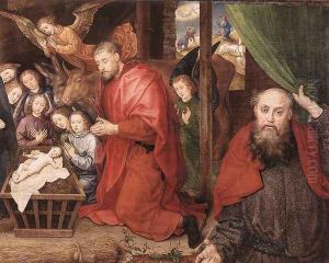 Adoration of the Shepherds (detail 3) c. 1480 by Hugo Van Der Goes