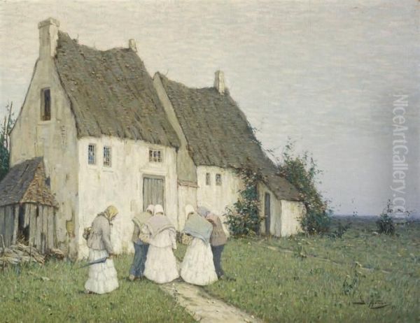 Returning From The Market - view 1