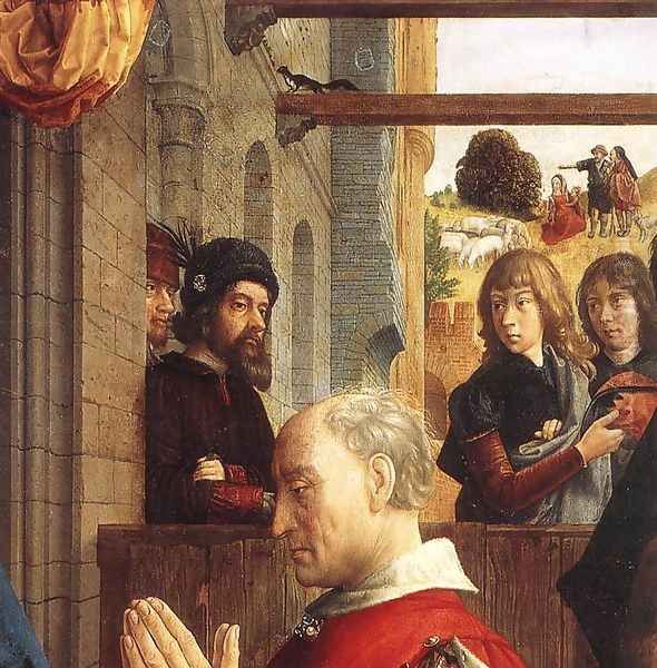 Monforte Altarpiece (detail 1) c. 1470 by Hugo Van Der Goes