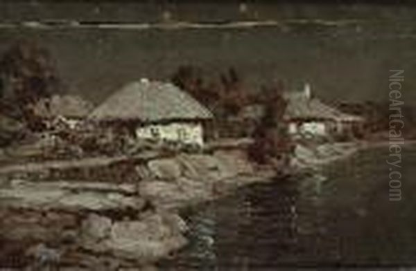 Cottages In The Twilight - view 1