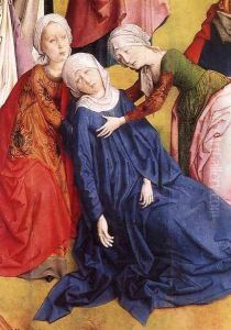 Calvary Triptych (detail 2) 1465-68 by Hugo Van Der Goes