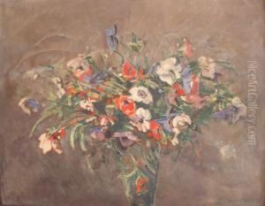 Bouquet D'anemones by Czeslaw Zawadzinski