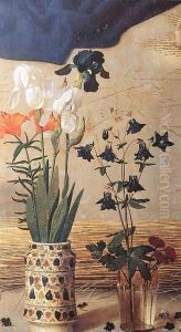 The Adoration of the Shepherds (detail 4) 1476-79 by Hugo Van Der Goes
