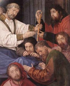 The Death of the Virgin (detail 5) c. 1480 by Hugo Van Der Goes