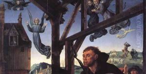 The Adoration of the Shepherds (detail 10) 1476-79 by Hugo Van Der Goes