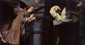 The Adoration of the Shepherds (detail 2) 1476-79 by Hugo Van Der Goes