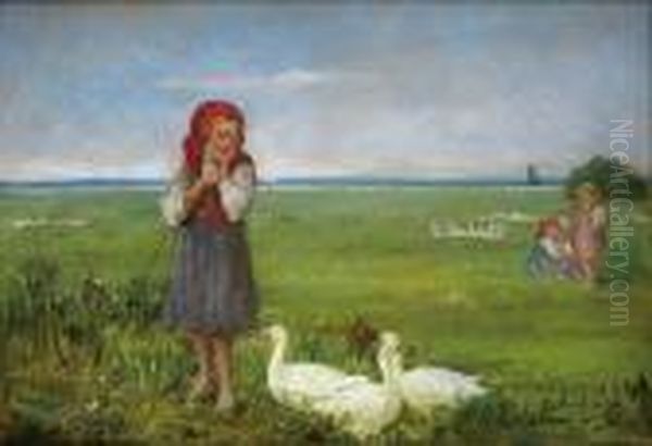Dziewczynka Pasaca Gesi - view 1