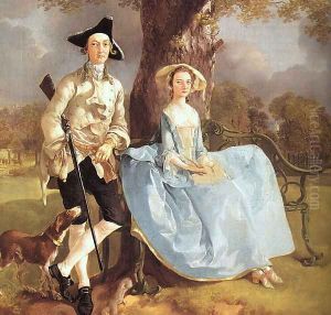 Mr and Mrs Andrews (detail) 1750