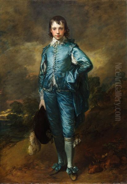 Portrait of Jonathan Buttall (The Blue Boy) 1770 - view 1