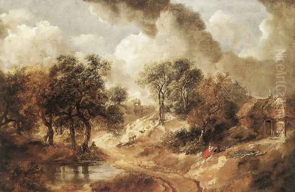 Landscape in Suffolk c. 1750 - view 1
