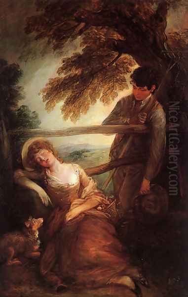 Haymaker and Sleeping Girl (Mushroom Girl) 1785 - view 1