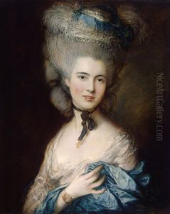 Portrait of a Lady in Blue 1777-79