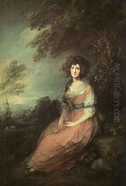 Mrs. Richard Brinsley Sheridan 1785-87 by Thomas Gainsborough