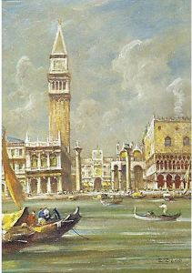 Piazza San Marco Dal Mare by E. Zeno