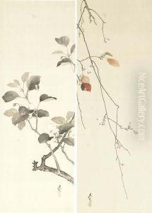 Summer And Winter (camellia And Cherry)