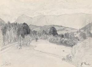 Paar Zeichnungen by Eduard Zetsche