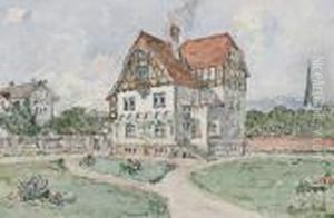 Villa In Ober St.veit by Eduard Zetsche