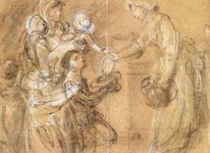 A Study For 'Charity Relieving Distress'