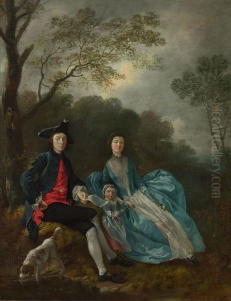 Portrait of the Artist with his Wife and Daughter - view 1