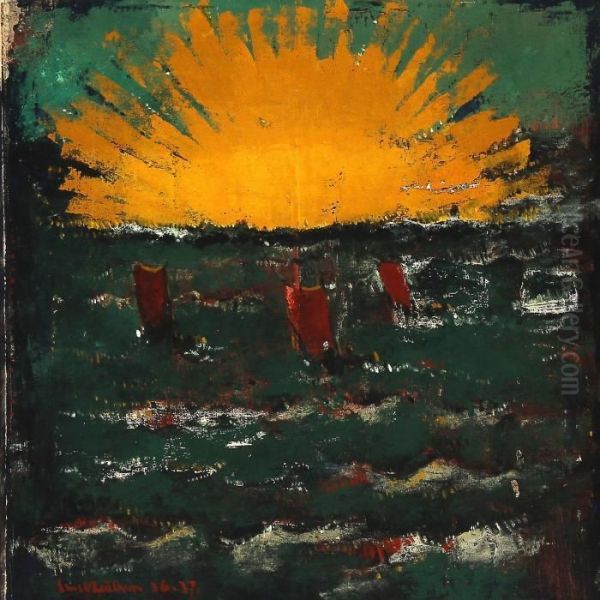 Sunset. - view 1