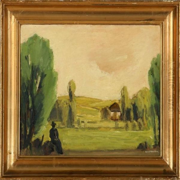 Scenery With Man - view 1
