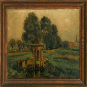 Landscape With Water Line by Ernst Zeuthen