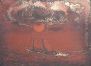 Bateaux, Soleil Couchant Bateaux, Soleil Couchant