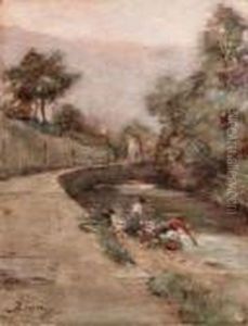 Lavandaie A Vittorioveneto by Alessandro Zezzos