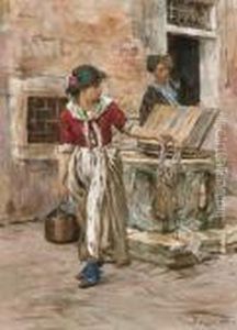 Al Pozzo, 1889. by Alessandro Zezzos